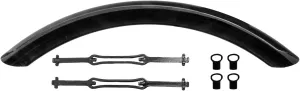 Oltreeve F78108 Quick Rack Mud Guard, 2.0 inches (50 mm), Black, Small