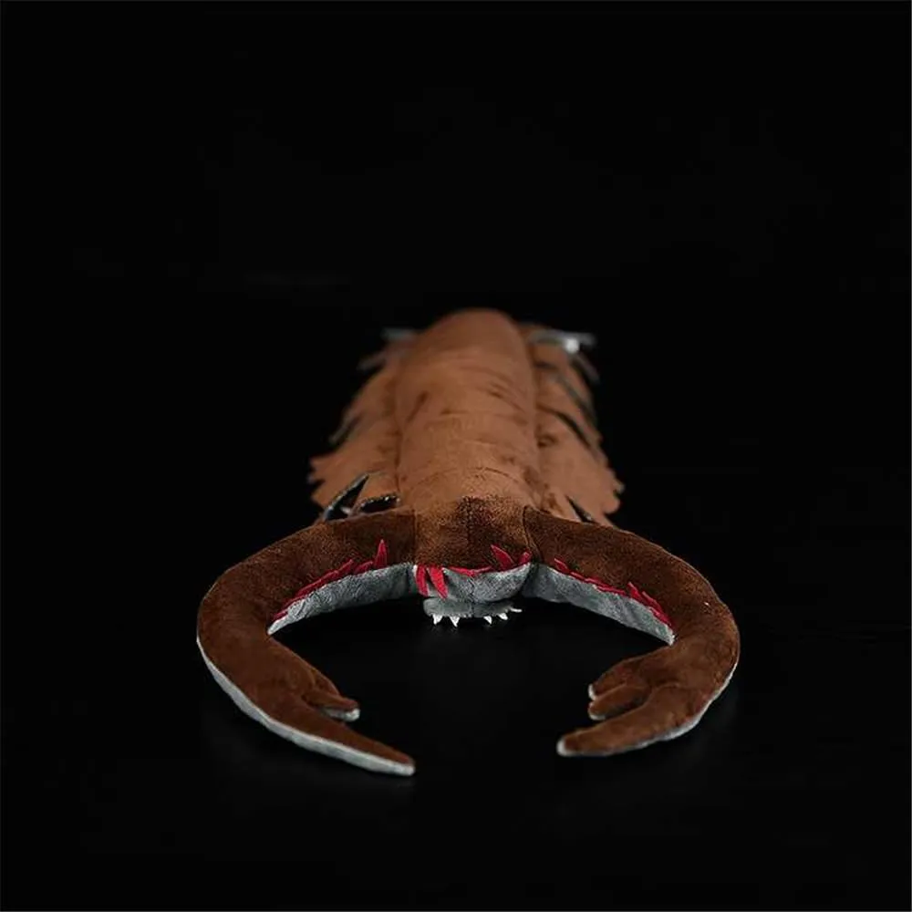 Omnidens Amplus Realistic Cambrian Ocean Creature Plush Toy, Lifelike Prehistoric Sea Animal Stuffed Animal for Science Enthusiasts Paleontology Collection
