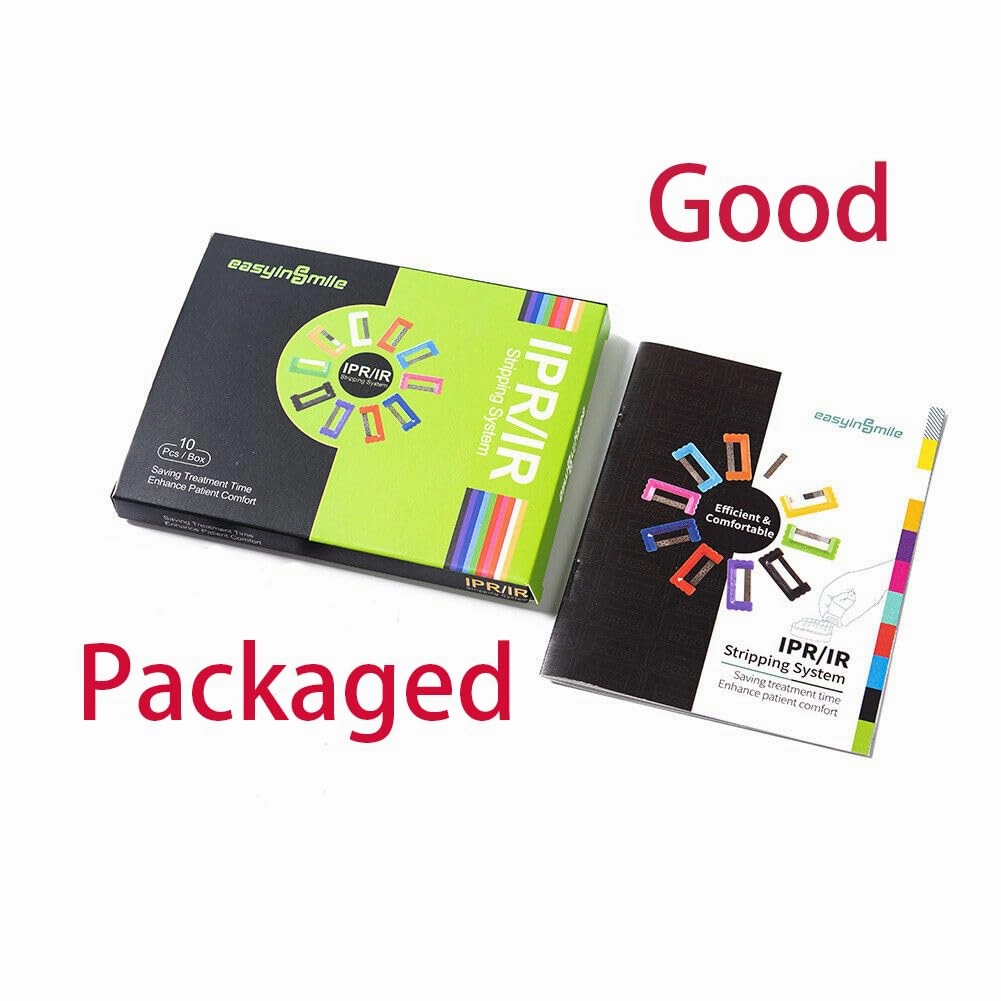 Orthodontic Dental Interproximal Reduction (IPR) Strip System Kit Polishing Strips Set of 10 (IPR Plus Deep Strip)