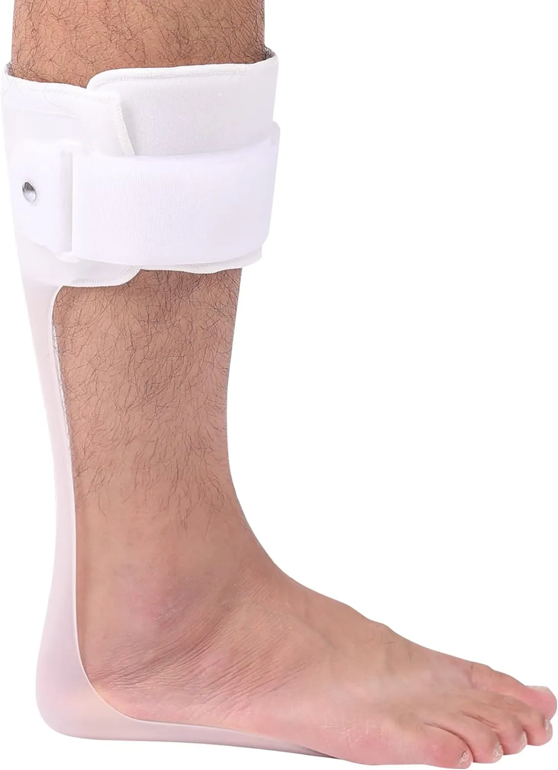 Orthomen Ankle Foot Orthosis Support - AFO Splint - Drop Foot Brace (XL/Right)