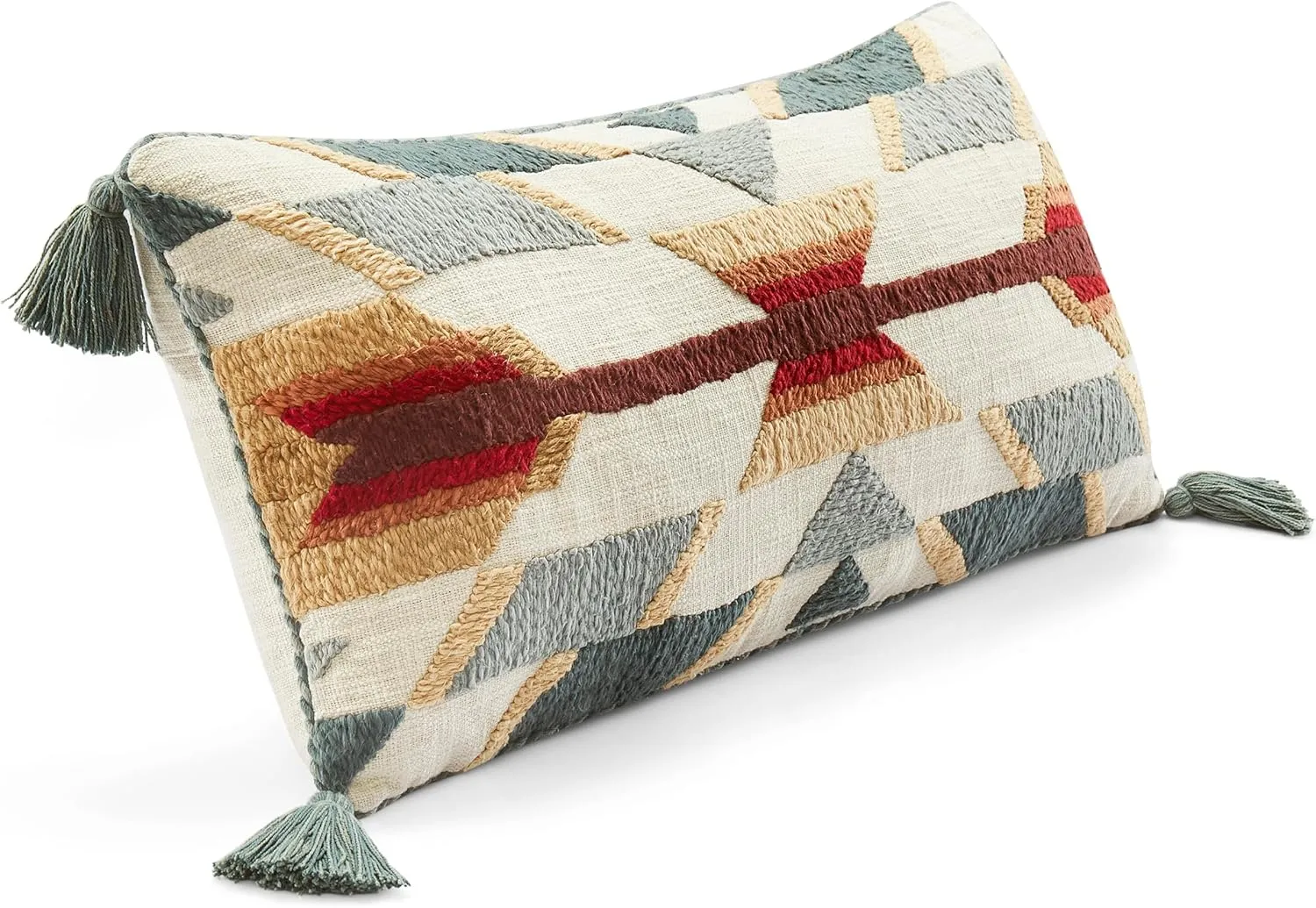 PENDLETON 31810 Prairie Trail Body Breathable Plush Soft Comfortable Luxury Premium Rustic Home Decor Hug Throw Pillow, 14x30 inches, Slate