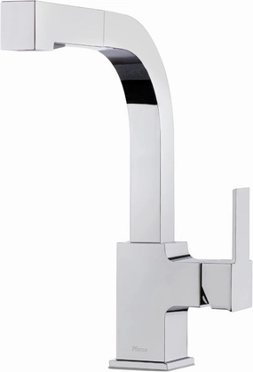 Pfister LG534LPMC Arkitek Kitchen Faucet with Pull-Out Sprayhead, Polished Chrome