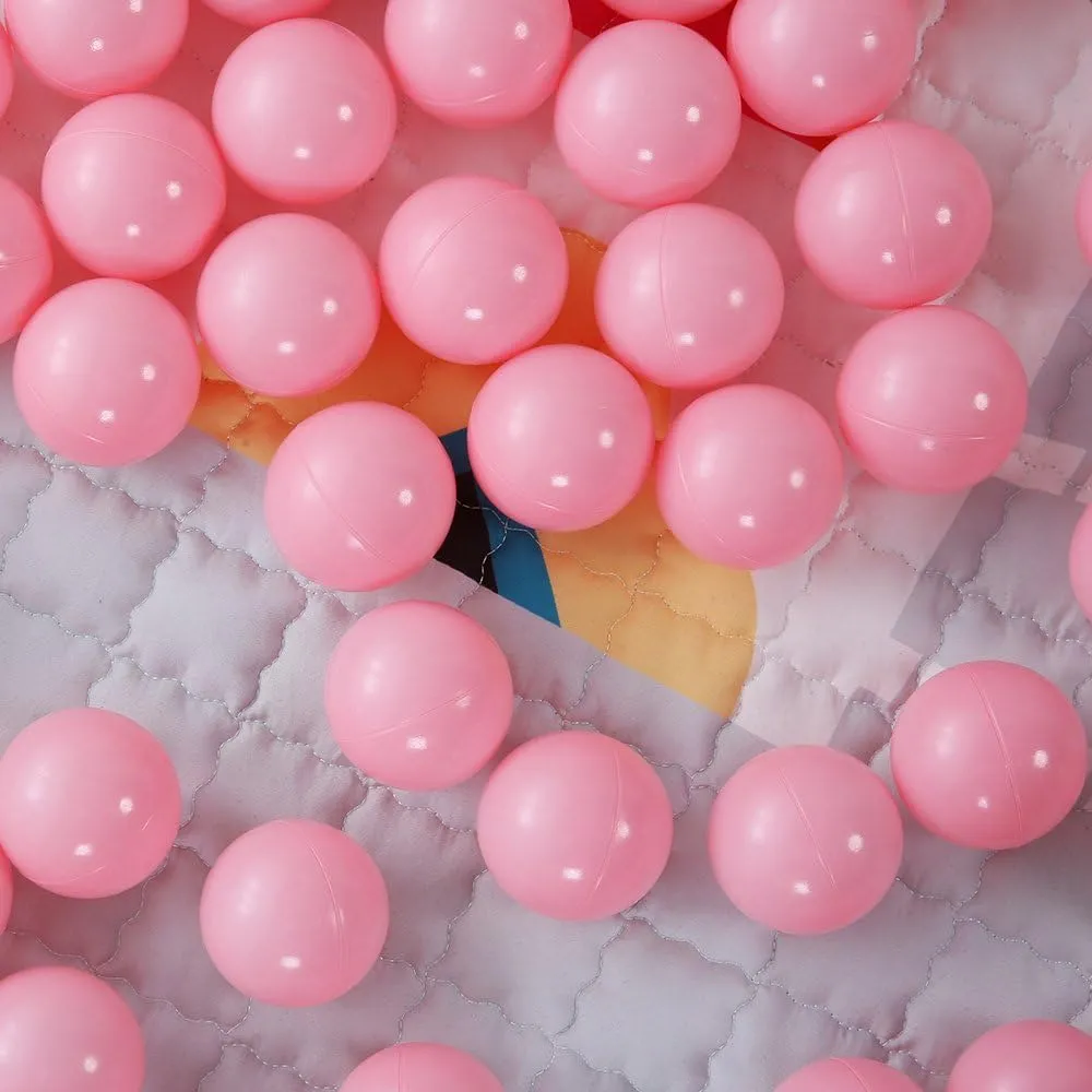 PlayMaty Colorful Pit Balls 2.1-inch Plastic Ocean Ball Crush Proof Stress Balls for Kids Pool Ball Playhouse Ball Pit Accessories