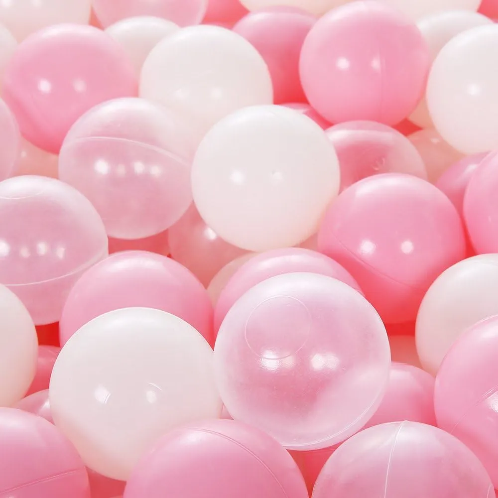 PlayMaty Colorful Pit Balls 2.1-inch Plastic Ocean Ball Crush Proof Stress Balls for Kids Pool Ball Playhouse Ball Pit Accessories