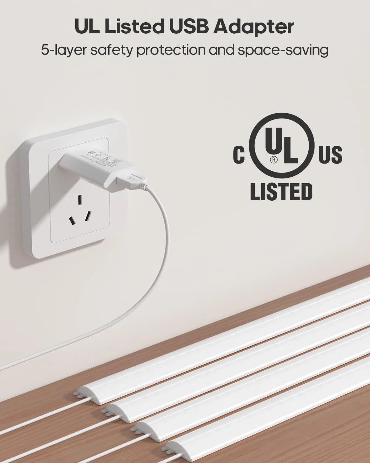 Plug-in Under Cabinet Lights, 12inch Ultra Thin LED Dimmable Closet Lights with Memory Function, 3 Color Temperature Under Counter Lights for Kitchen, Cabinet, Workbench, Bookshelf, Desk