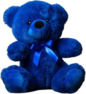 Plush Toys Wanderland Bluebonnet Colorama Plus Bear 9 inch Soft Plush Teddy Bear – Adorable Stuffed Animal Toy in Pastel Blue, Cuddly Gift for Kids, Ideal for Birthdays, Easter, or Nursery Decor