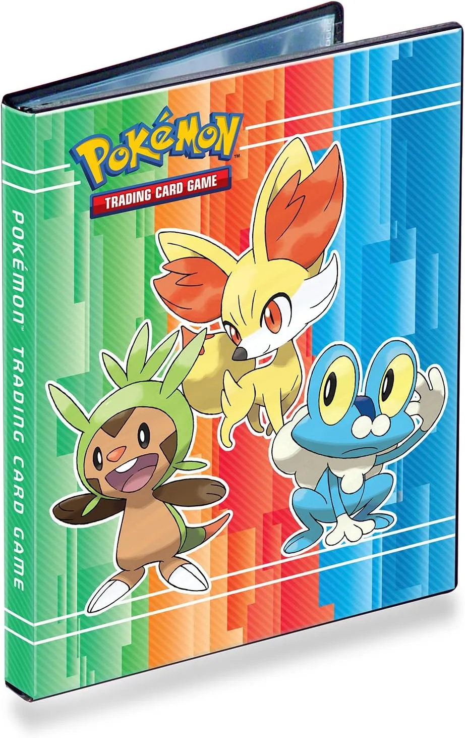 Pokemon XY - Combo Album - 4 Pocket Page Portfolio (Pokemon Trading Card Album / Binder)(Chespin, Fennekin and Froakie on front)