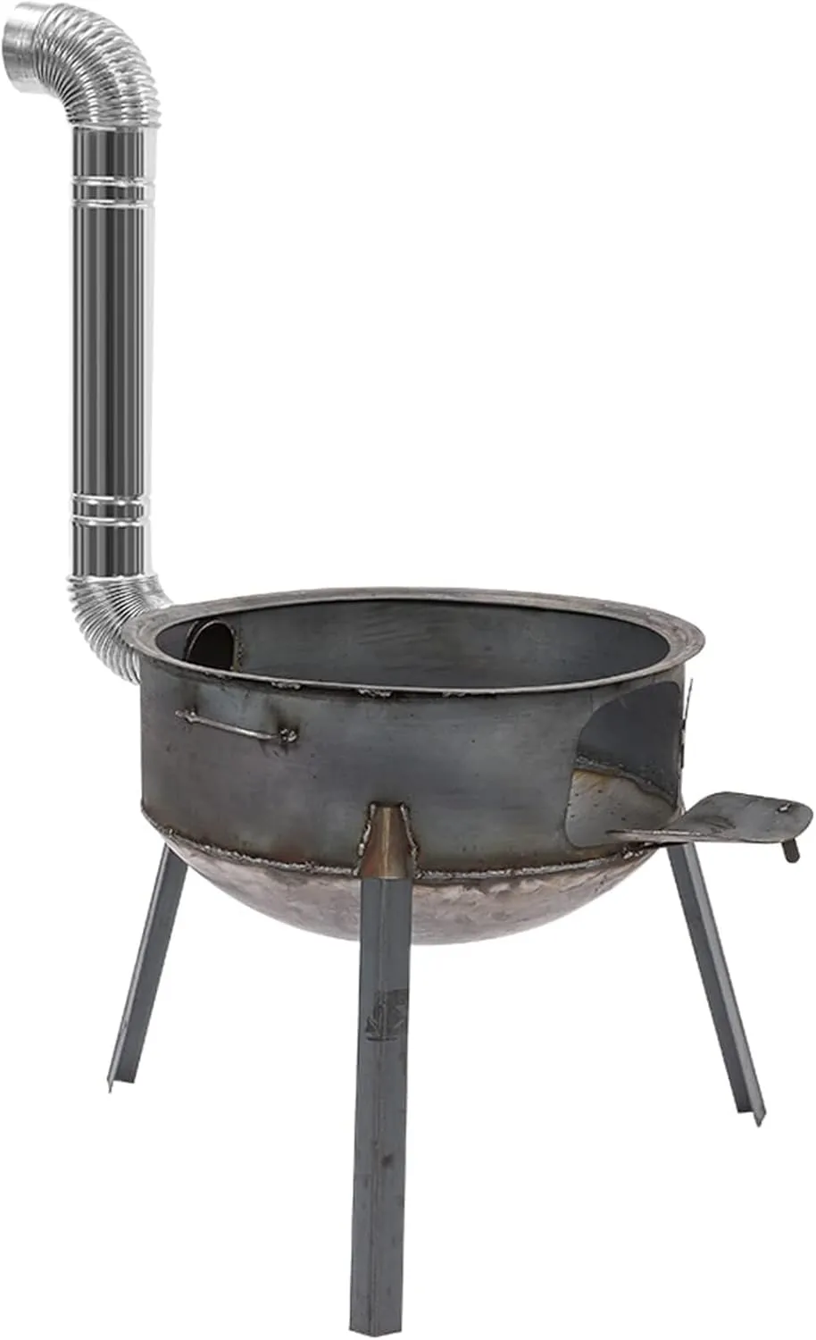 Portable Detachable Coal/Wood Stove, Multi-function Cast Iron Stove for Heating & Cooking, Mobile Indoor/Outdoor Camping Stove, 63CM(40cm)