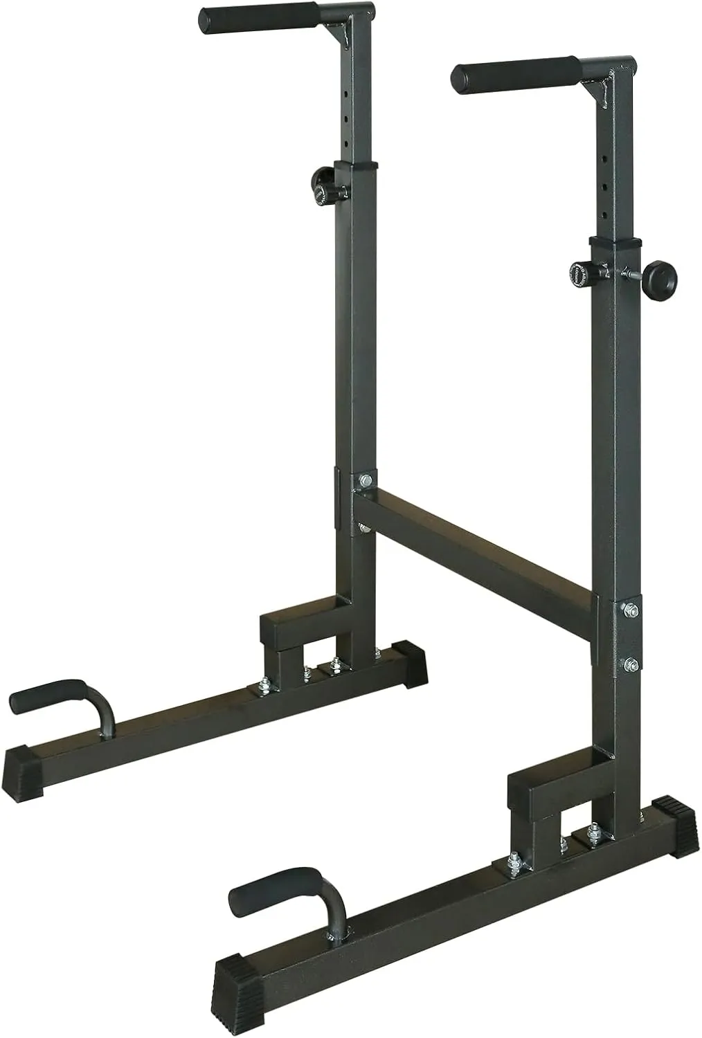 Power Tower Dip Station with Bench Pull Up Bar Stand Adjustable Height Heavy Duty Multi-Function Fitness Training Equipment
