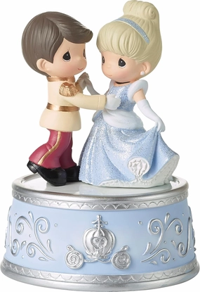 Precious Moments 223103 Disney Showcase Cinderella May Your Dreams Come True Resin Rotating Musical
