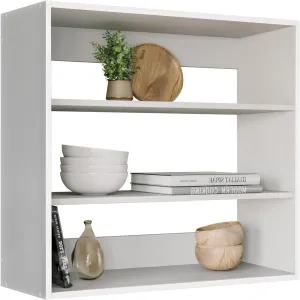 Prepac Elite 32” Wide Upper Cabinet, White Pantry Kitchen Storage Cabinet, Garage Cabinet, Laundry Room Cabinet with 2 Adjustable Shelves 12" D x 32" W x 30" H