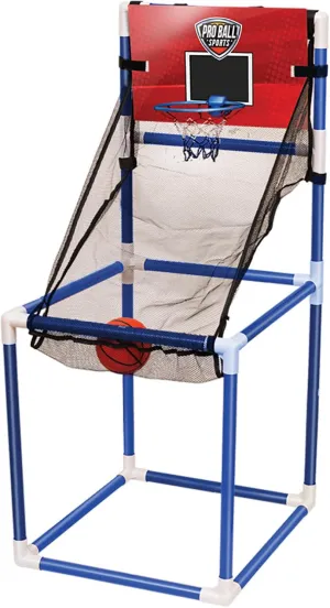 Pro Ball Mini Air Slam Basketball Hoop Arcade for Kids, Adjustable Height, Indoor Sports Toys - Includes Ball and Pump