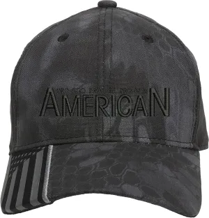 Pro-God Pro-Life Pro-Gun 1Color Embroidered Structured Adjustable One Size Fits All US Flag on Bill Hat