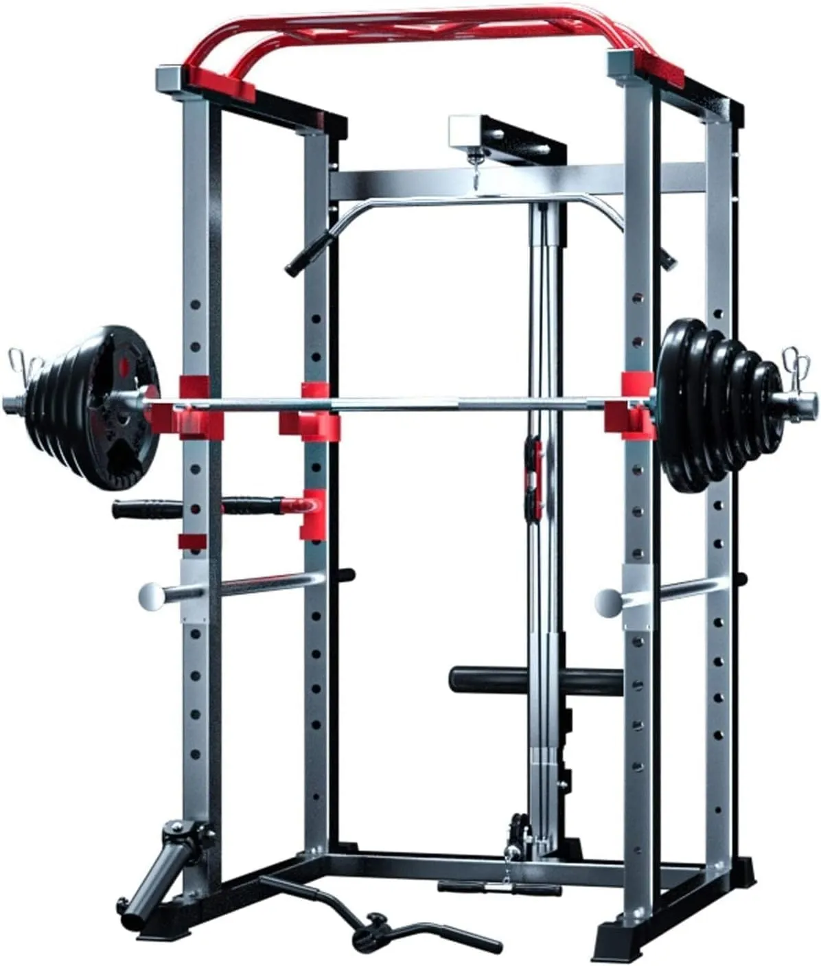 Professional Squat Rack Strength Training Equipment Home Sports Multifunction Home Barbell Rack Adjustable Comprehensive Training Device Strength Trai