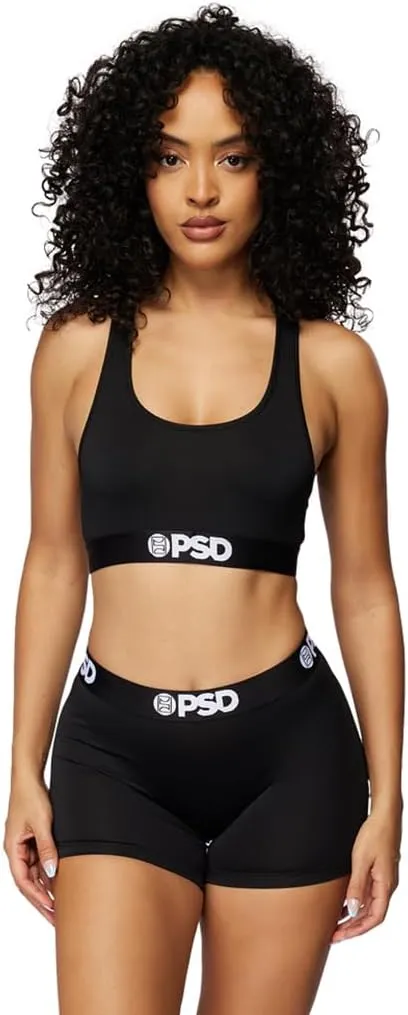 PSD Women's Basic Solid Boy Shorts - Full Coverage Women's Underwear - Comfortable Stretch Panties for Women