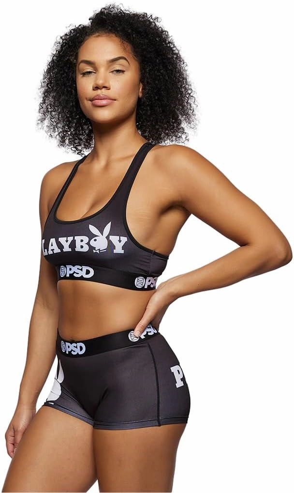 PSD Women's Playboy Boy Shorts - Full Coverage Women's Underwear - Comfortable Stretch Panties for Women