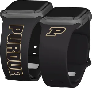Purdue Boilermakers Iconic Edition HD Watch Band Compatible with Apple Watch