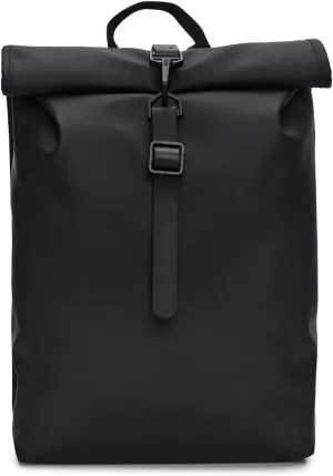 RAINS Rolltop Rucksack Mini (Black)