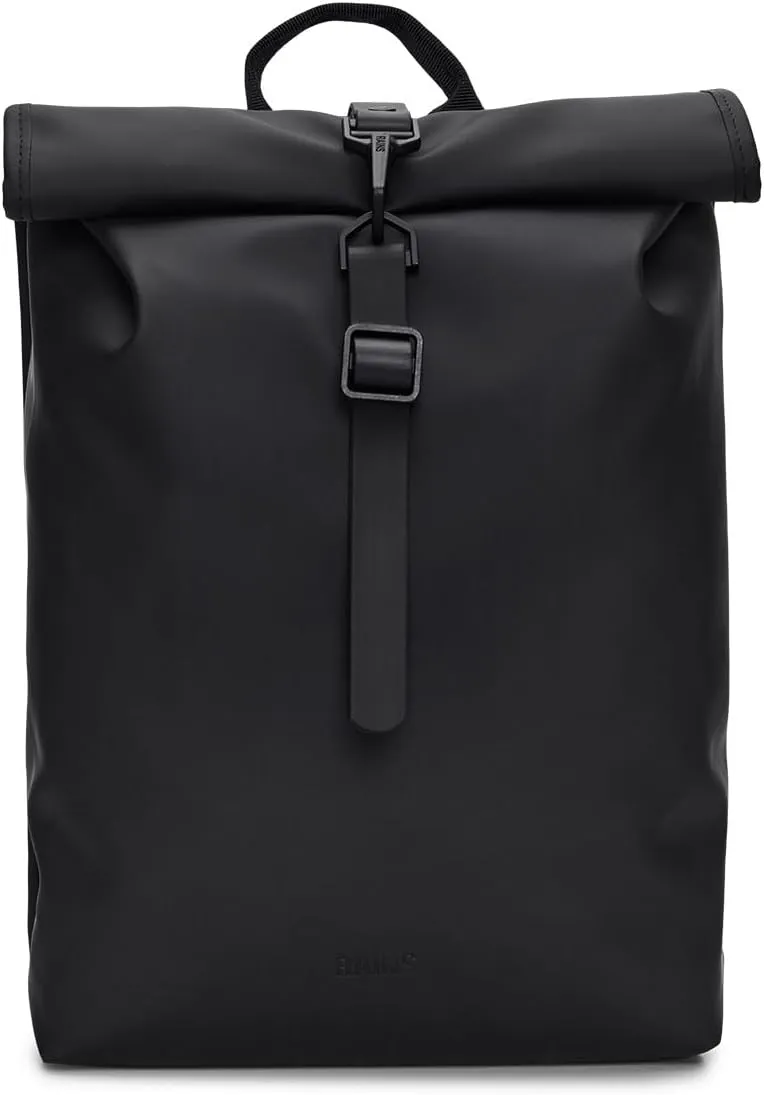 RAINS Rolltop Rucksack Mini (Black)