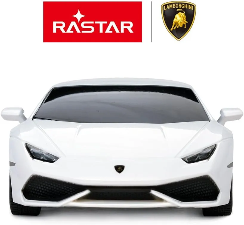 RASTAR Lamborghini HURACÁN LP610-4 RC Car Radio Remote Control, 1/24 Scale (White)