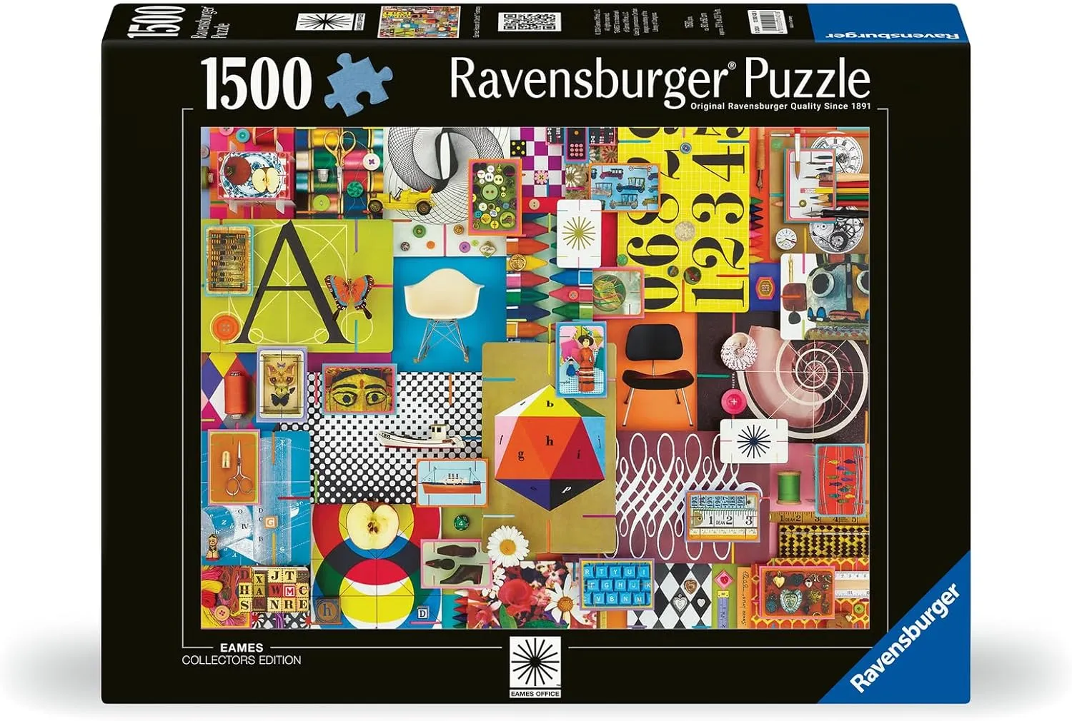 Ravensburger Eames House of Cards 1500 Piece Jigsaw Puzzle for Adults - 12000428 - Handcrafted Tooling, Made in Germany, Every Piece Fits Together Perfectly
