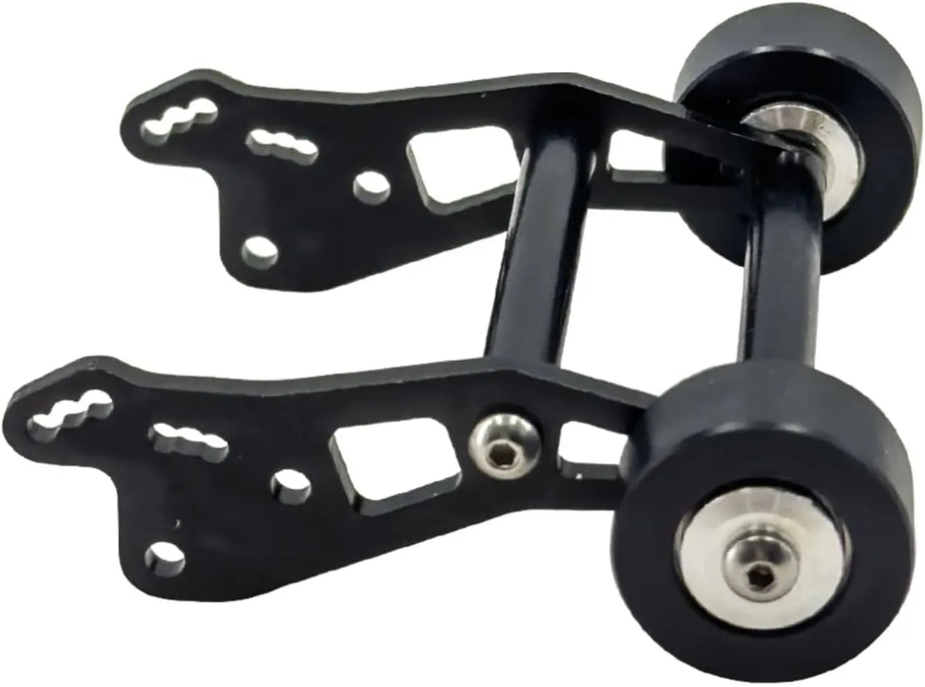 RC Car Accessories for Losi for Mini for LMT 1/18 Rc Crawler Adjustable Wheelie Bar Anti Roll Wheel Aluminium Metal Accessories Rc Car Upgrade Parts(Black)