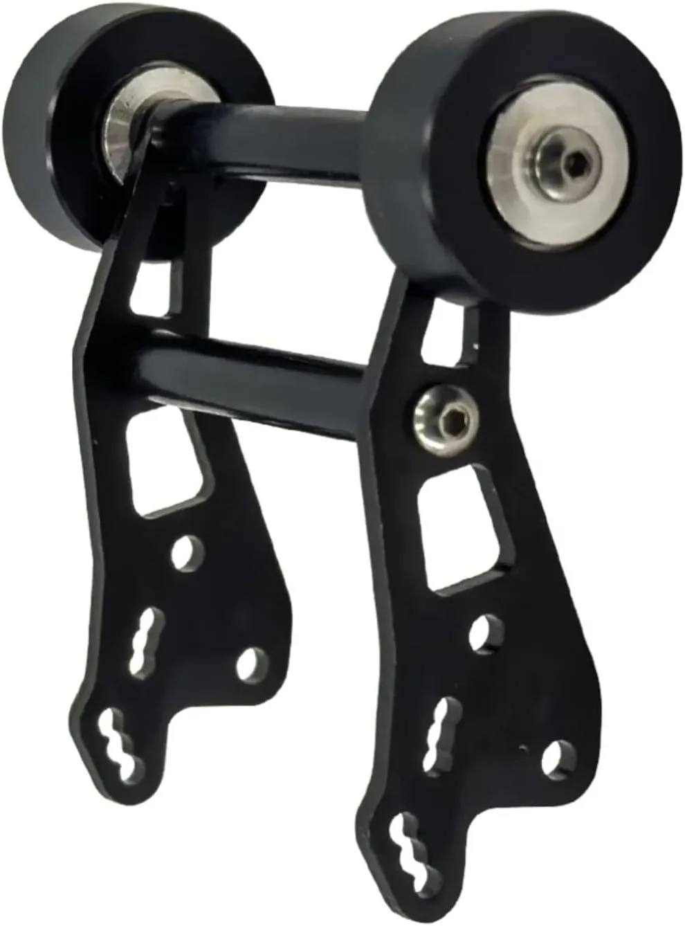 RC Car Accessories for Losi for Mini for LMT 1/18 Rc Crawler Adjustable Wheelie Bar Anti Roll Wheel Aluminium Metal Accessories Rc Car Upgrade Parts(Black)