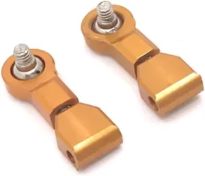 RC Car Accessories for Mini-Q8 for Mini-Q9 1/28 Metal Upgrade Modification Adjustable Upper for Swing Arm Remote Control Crawler Car Upgrade Parts Accessories(Yellow)