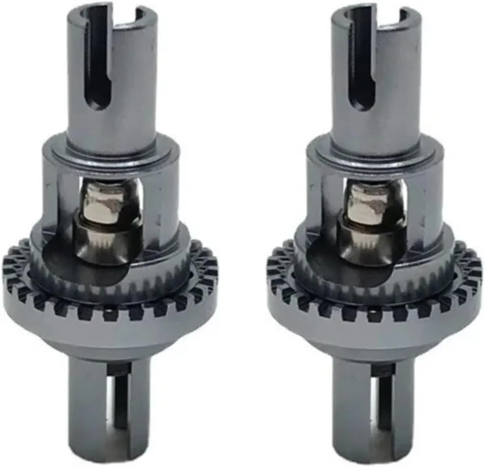 RC Car Accessories for Wltoys 284131 K969 K979 K989 K999 P929 P939 for Mini-Q for AWD for IW04M for AMZ 1/28 RC Car Upgrades Parts Metal Adjustable Differential(Gray)