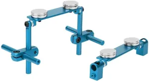 RC Car Body Mount Kit, Aluminum Magnetic Invisible Body Shell Mount Kit for 1/10 RC Racing Car(Sky Blue) Rc Body Mounts Rc Body Mounts Bflat Magnet