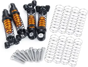 RC Car Shock Absorber Compatible With Kyosho For Jimny 1/18 For MINI-Z 4×4 For Wrangler 1/24 RC Car Parts 4Pcs 37 45mm Adjustable Shock Absorber Damper(4Pcs 37mm)