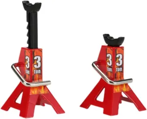RC Car Stand Adjustable Height Mini Simulation Stand Model Car Repair Frame 1Pair 3 Ton rc