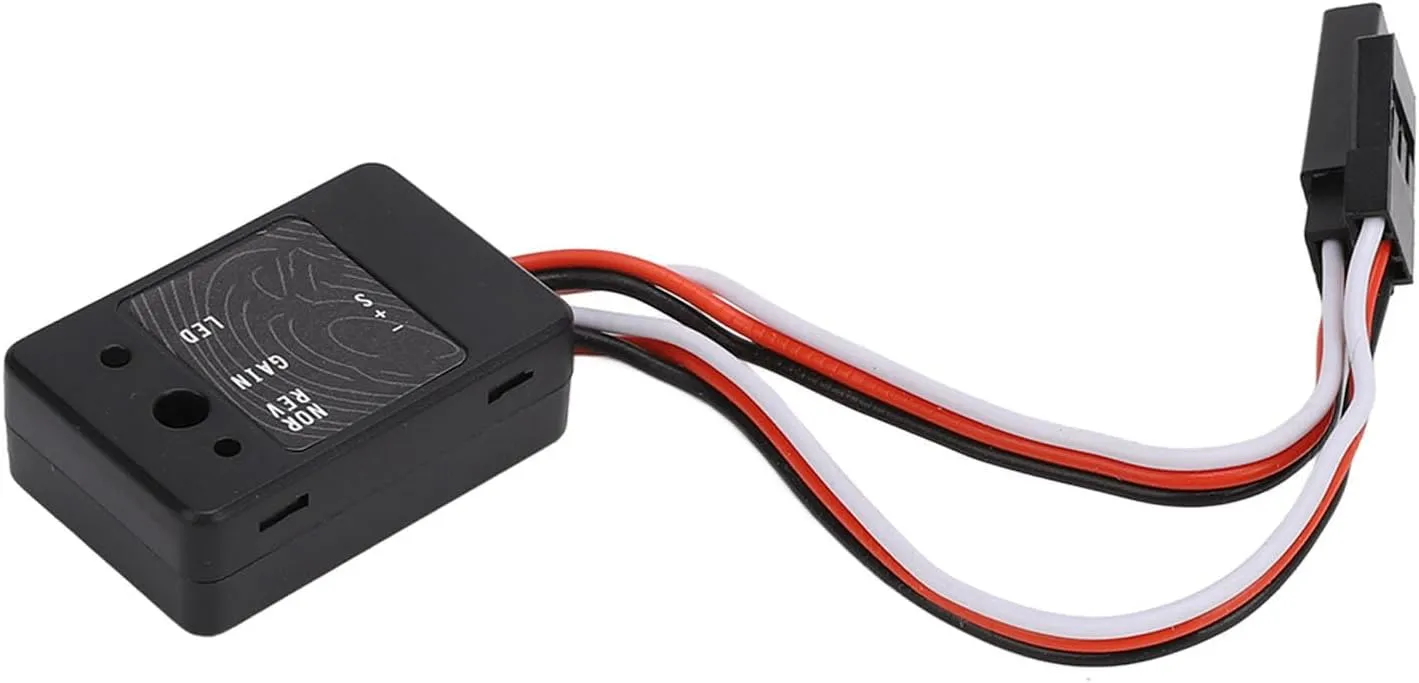 RC Gyro Module, Automatic Stability Control Adjustable Sensitivity Mini RC Gyroscope Stabilizer for SCX10