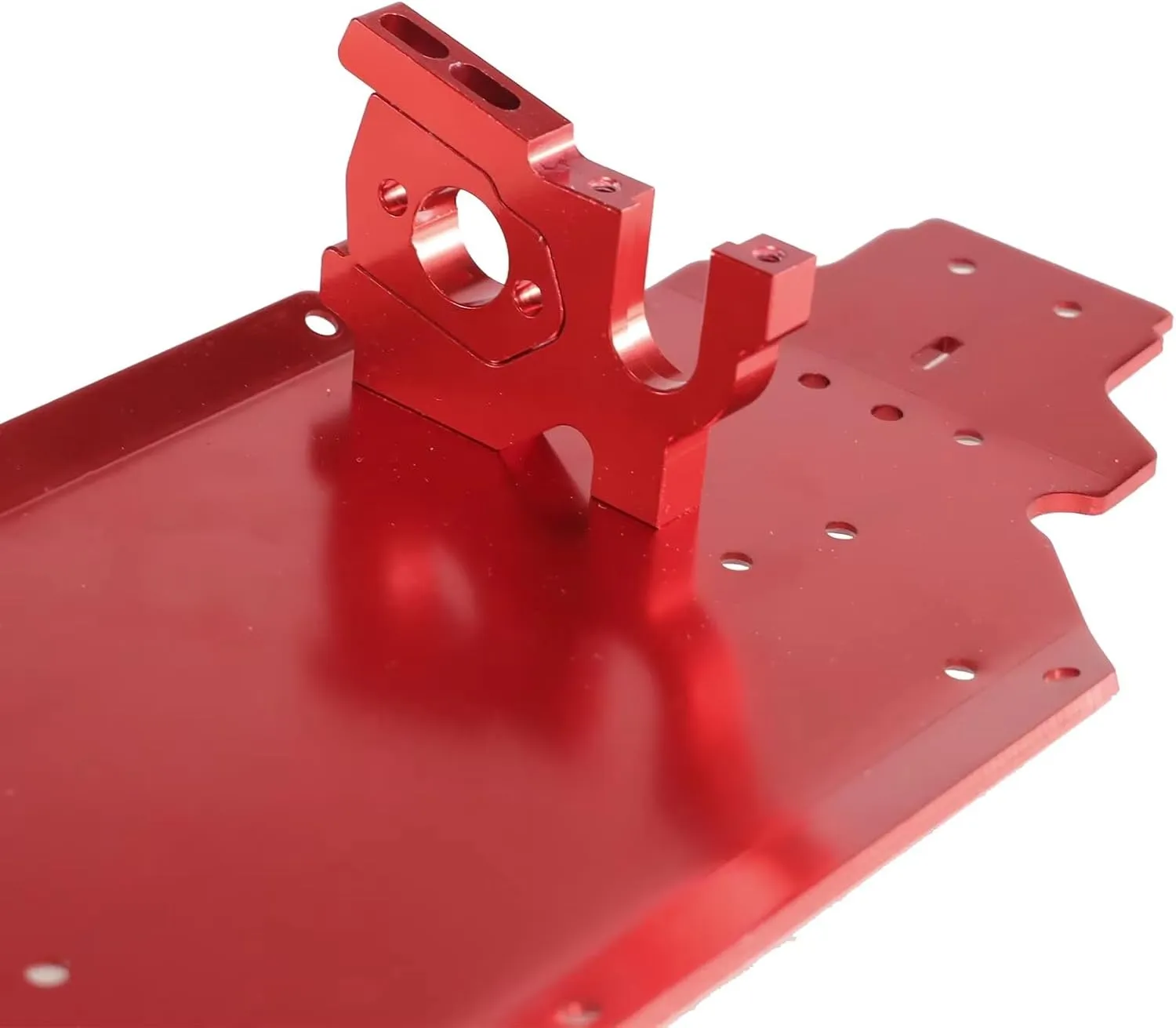 RC Upgrade Accessories for Wltoys for 144001 144002 144010 124016 124017 124018 124019 for LC for Racing 1/12 1/14 RC Car Metal Upgrade Adjustable Motor Fixed for Seat(Red)