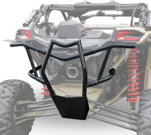 Rear Pre-Runner Bumper for Can Am Maverick X3 17-25, Combined Rear Bumper Rear Brush Guard Protector for Can Am Maverick X3 Max Turbo R 2017-2025 Accessories(Replace #715002880#715003436)