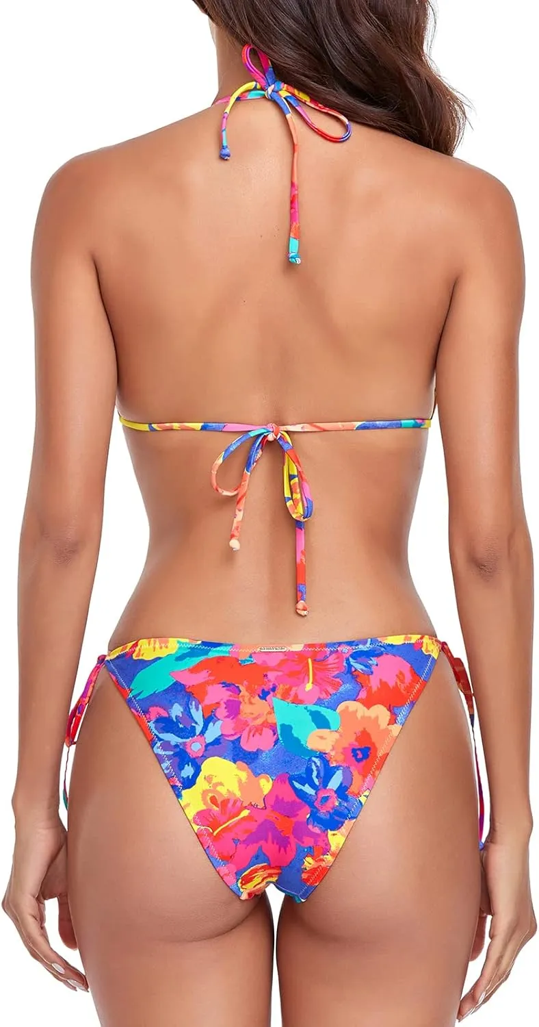 RELLECIGA Women's Triangle Bikini Set
