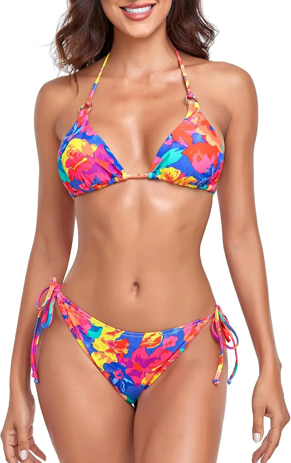 RELLECIGA Women's Triangle Bikini Set
