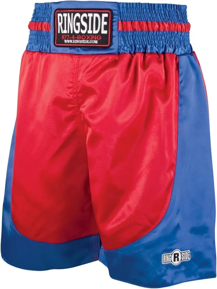Ringside Pro-Style Boxing Trunks, Satin Shorts for Men and Women, Ideal for Boxing, MMA, Muay Thai