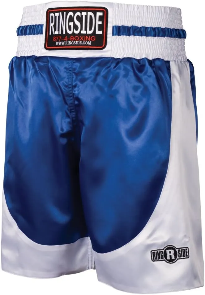 Ringside Pro-Style Boxing Trunks, Satin Shorts for Men and Women, Ideal for Boxing, MMA, Muay Thai