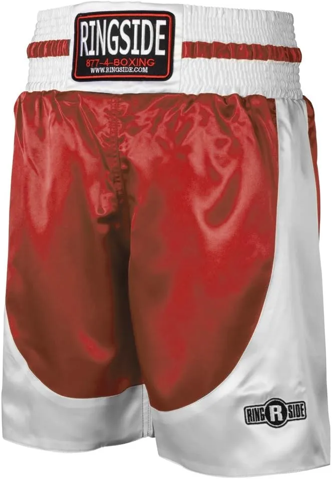Ringside Pro-Style Boxing Trunks, Satin Shorts for Men and Women, Ideal for Boxing, MMA, Muay Thai