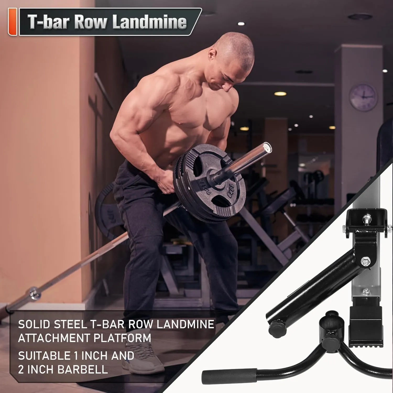 RitFit Power Cage with Optional LAT PullDown/Cable Crossover, 1000LB Squat Rack for Home & Garage Gym, with Weight Storage Rack and More Training Attachments, ASTM-Certified
