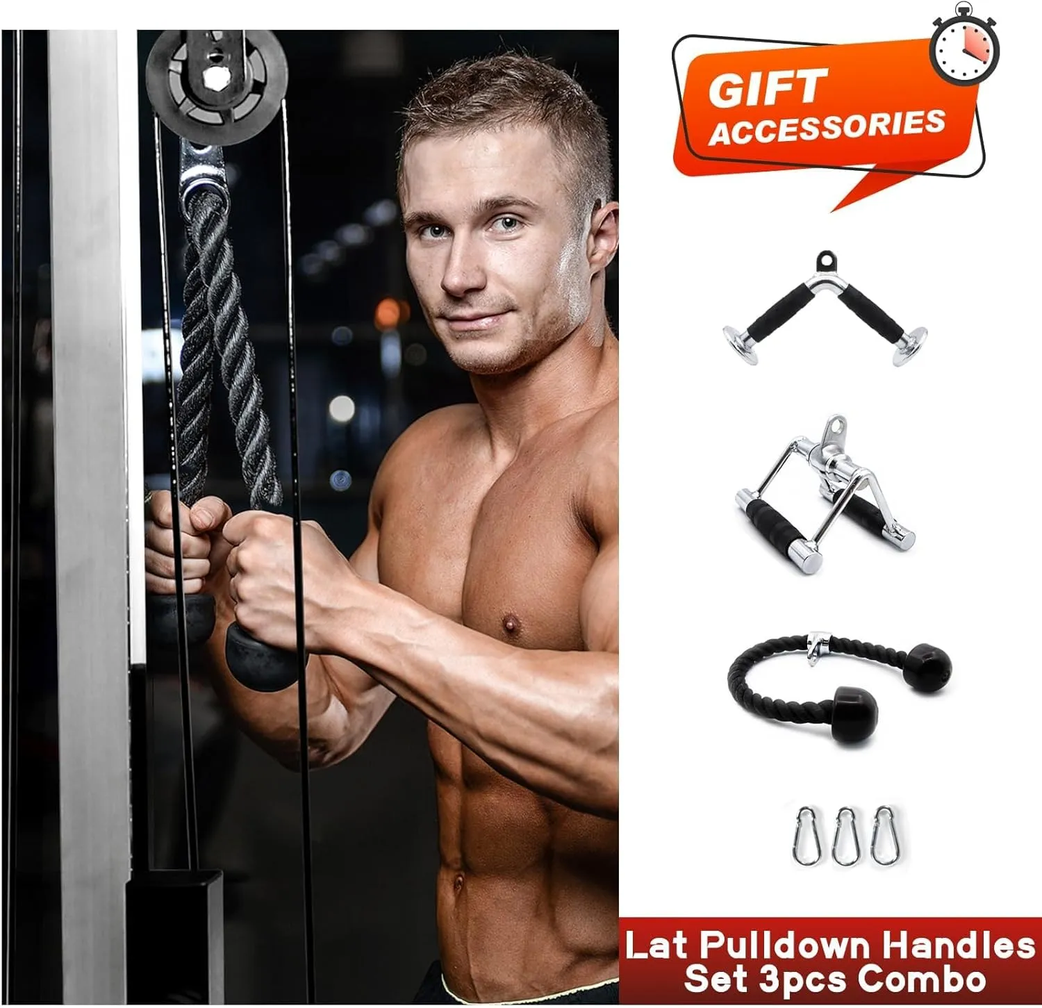 RitFit Power Cage with Optional LAT PullDown/Cable Crossover/Smith Machine System, 1000LB Squat Rack for Home & Garage Gym, with Weight Storage Rack and More Training Attachments, ASTM-Certified
