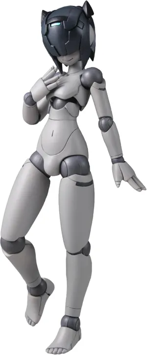 Robot New Humanity Polynian MMM Shamrock [Gray Fresh Updated Version] Non-Scale PVC & ABS Pre-Painted Action Figure
