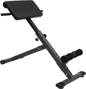 Roman Chair Hyper Extension Bench, Adjustable Length Roman Chair Back Extension High Stability Glute Extension Machine for Upper & Lower Body Workout Up to 265 Lbs
