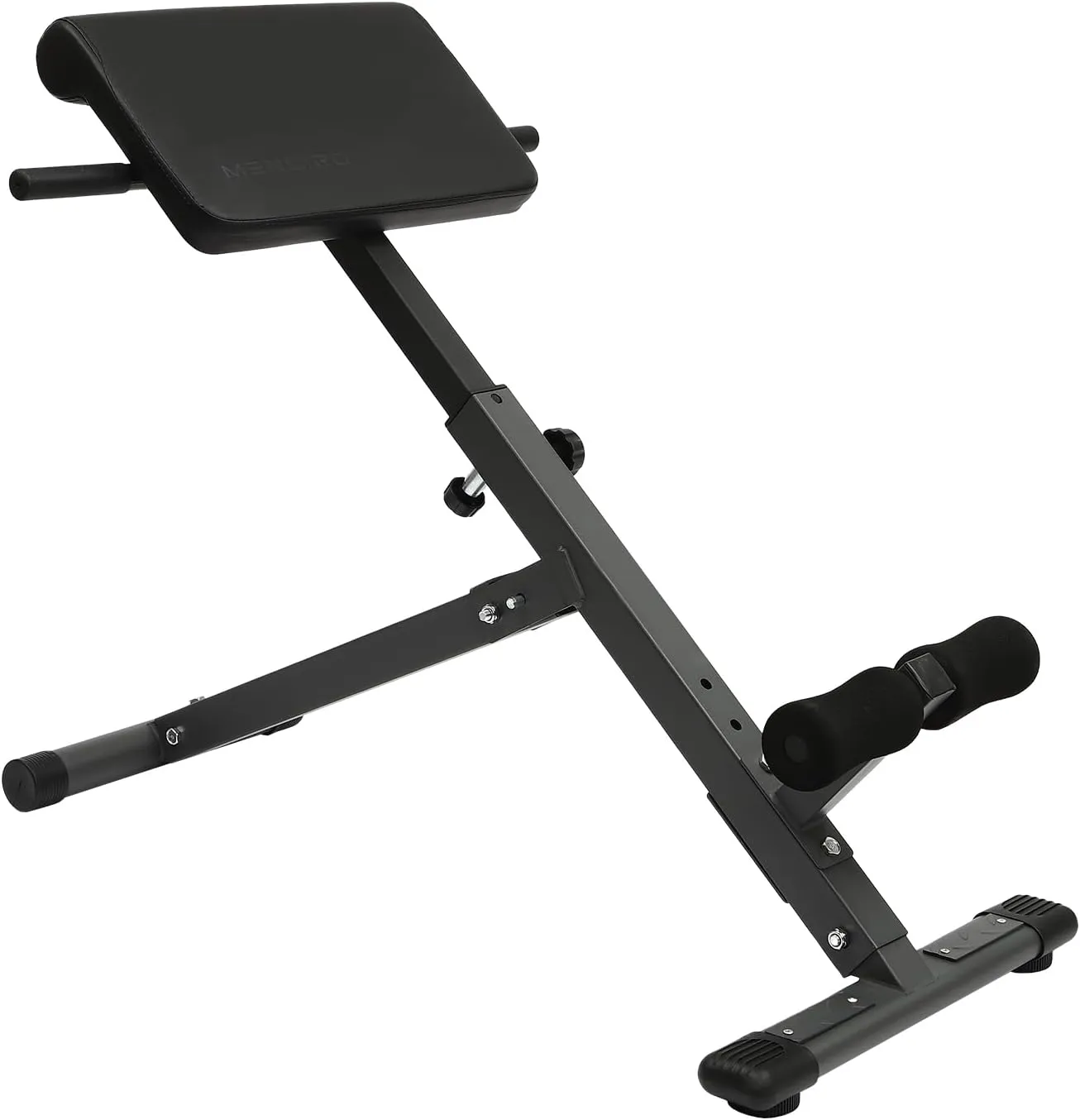 Roman Chair Hyper Extension Bench, Adjustable Length Roman Chair Back Extension High Stability Glute Extension Machine for Upper & Lower Body Workout Up to 265 Lbs