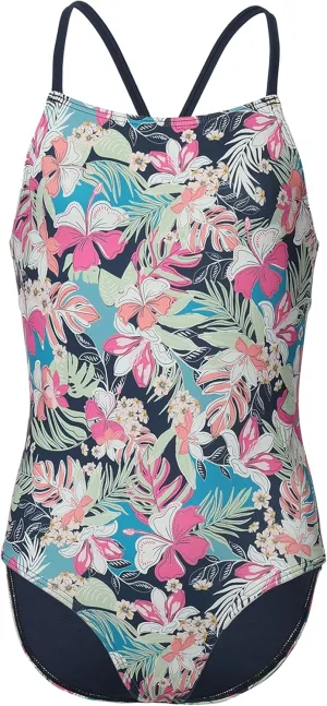 Roxy Girls' One-Piece Swimsuit with UPF 50  Sun Protection, Quick Drying Bathing Suit
