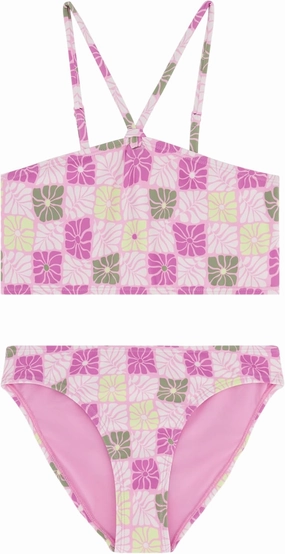 Roxy Girls' Two-Piece Bikini Swimsuit Set, UPF 50  Sun Protection, Quick-Dry Bathing Suit