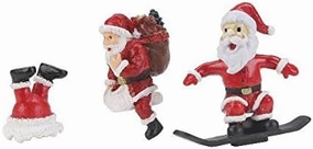 Santa 3 Piece Figure Set