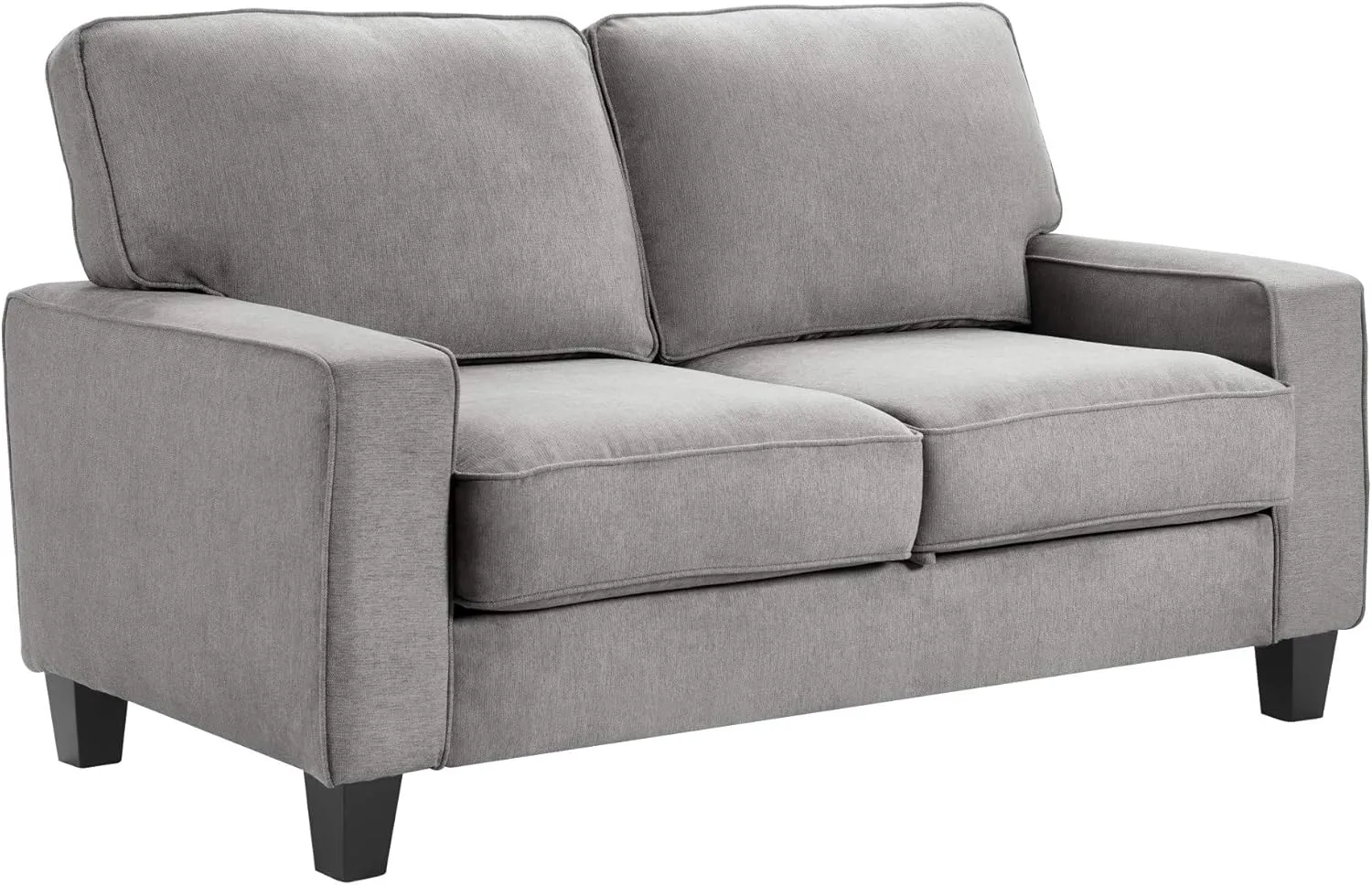 Serta Palisades Storage Loveseat, Gray