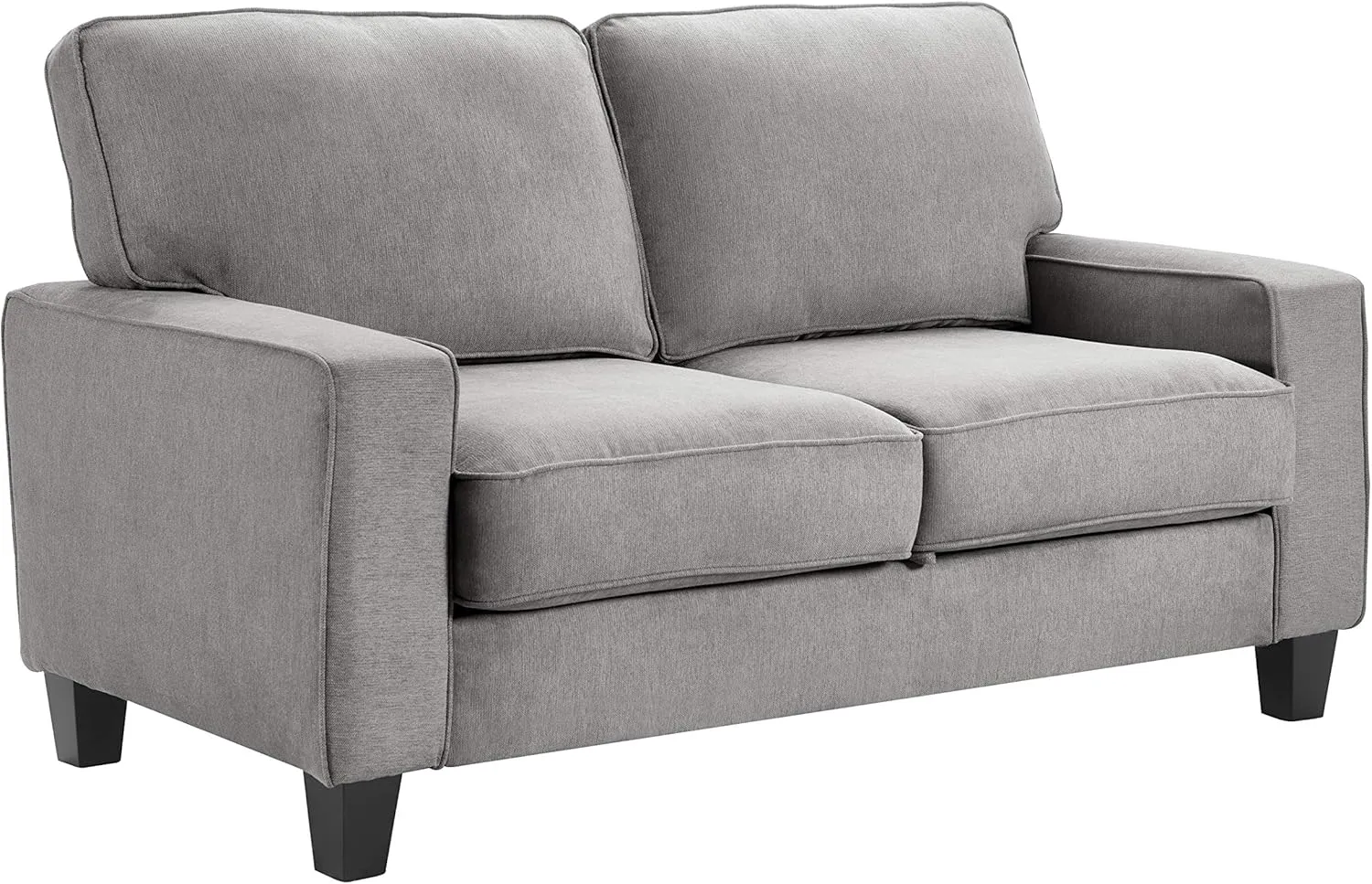 Serta Palisades Storage Loveseat, Gray